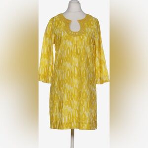 Boden Tunic Mini Dress Embellished Horseshoe
Neckline Abstract Printed Yellow 8